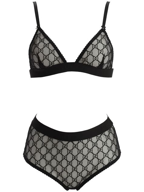 gucci underwear and bra set|gucci tulle bodysuit.